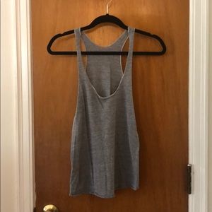 Grey American Apparel Tri-blend Racerback Tank